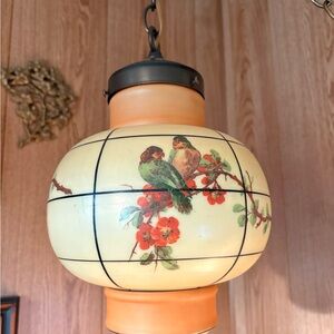 Antique Moe Bridges Japanese Lantern Shaped Parrot Lovebird
Handel Light Fixture